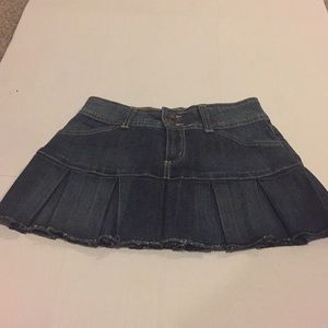 Mini Jean Skirt